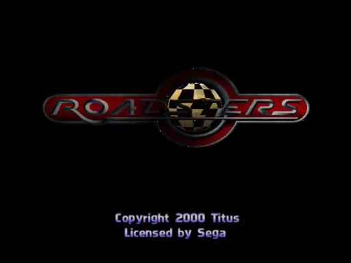 Roadsters title screen for Sega Dreamcast
